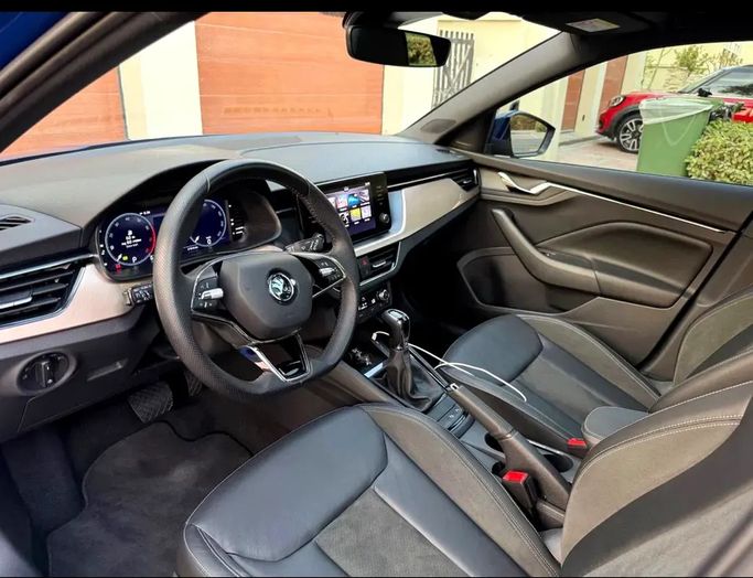 Used Skoda Scala I, 1.5 l, 2022 in UAE, Dubai by GE Motors, Blue color. GCC Specs | AUTO.AE | Listing #295589 — photo 6 of 9