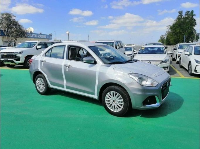 New Suzuki DZire III Facelift, 1.2 l, 2024 in Dubai by Mohamed Hakim Motors, Silver color. GCC Specs | AUTO.AE