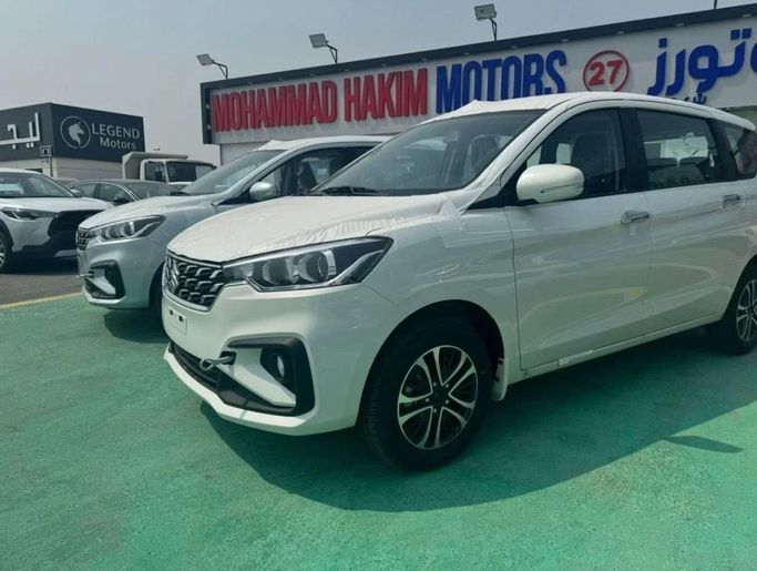 New Suzuki Ertiga II, 1.5 l, 2025 in Dubai by Mohamed Hakim Motors, White color. Other | AUTO.AE