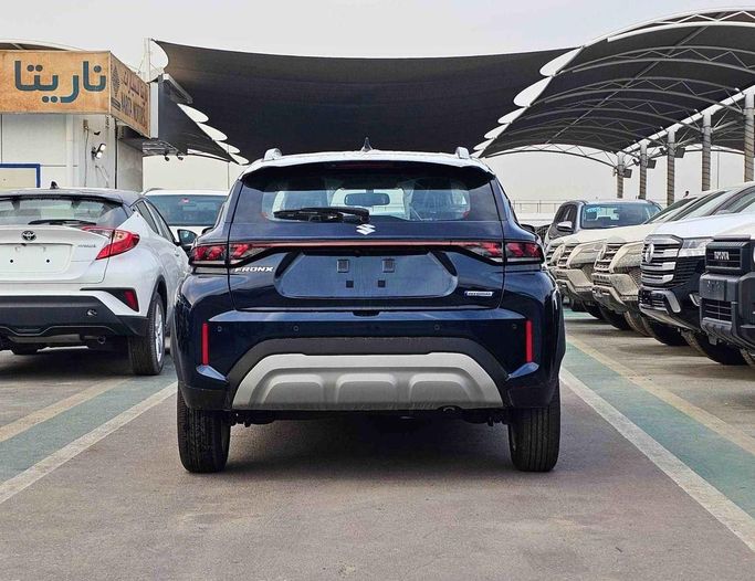 New Suzuki Fronx, 1.5 l, 2025 in Dubai by SK Motors, Blue color. GCC Specs | AUTO.AE