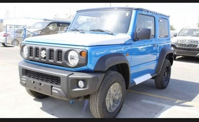 New Suzuki Jimny IV, 1.5 l, 2023 in Dubai by Mohamed Hakim Motors, Light Blue color. GCC Specs | AUTO.AE
