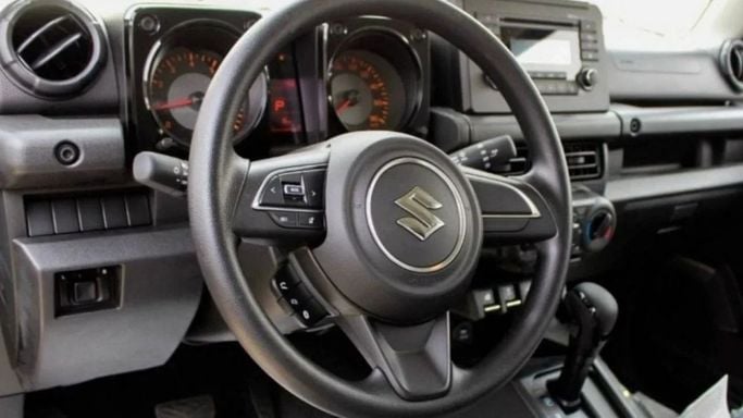 New Suzuki Jimny IV, 1.5 l, 2023 in Dubai by Mohamed Hakim Motors, Light Blue color. GCC Specs | AUTO.AE