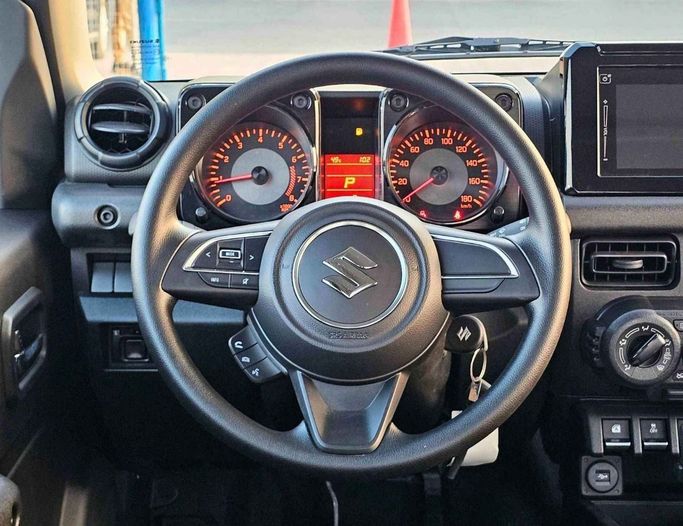 New Suzuki Jimny IV, 1.5 l, 2025 in Dubai by SK Motors, Silver color. GCC Specs | AUTO.AE