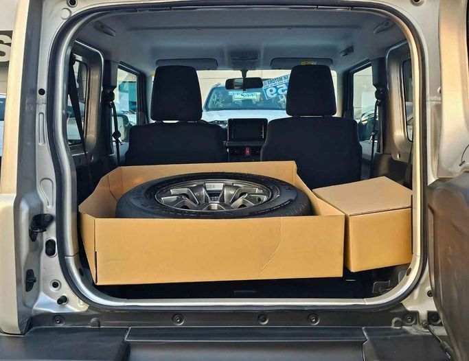 New Suzuki Jimny IV, 1.5 l, 2025 in Dubai by SK Motors, Silver color. GCC Specs | AUTO.AE