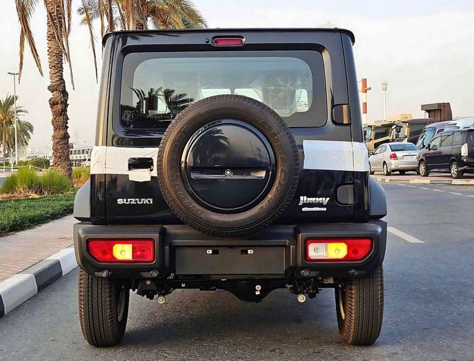 New Suzuki Jimny IV, 1.5 l, 2025 in Dubai by SK Motors, Black color. GCC Specs | AUTO.AE