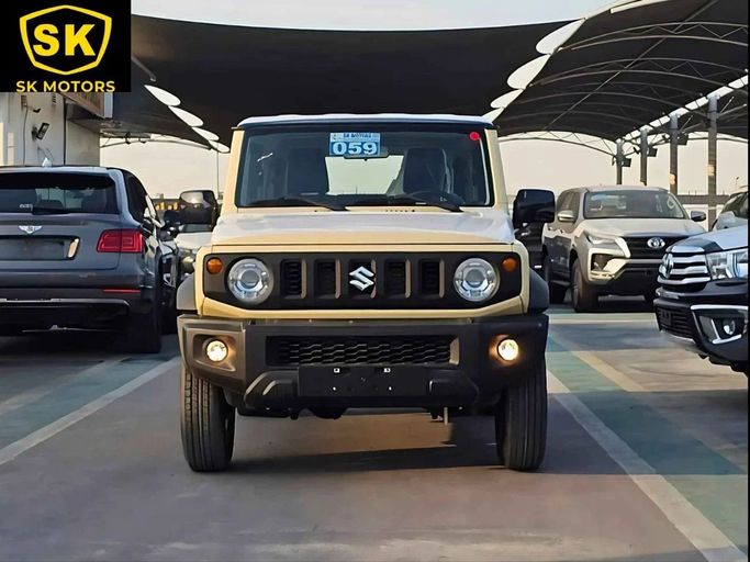 New Suzuki Jimny IV, 1.5 l, 2025 in Dubai by SK Motors, Beige color. GCC Specs | AUTO.AE