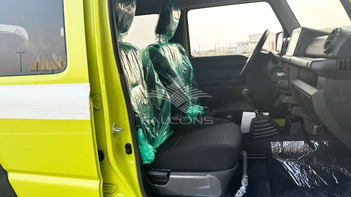New Suzuki Jimny IV, 1.5 l, 2025 in Dubai by Falcons GT Motors FZCO, Yellow color. Other | AUTO.AE