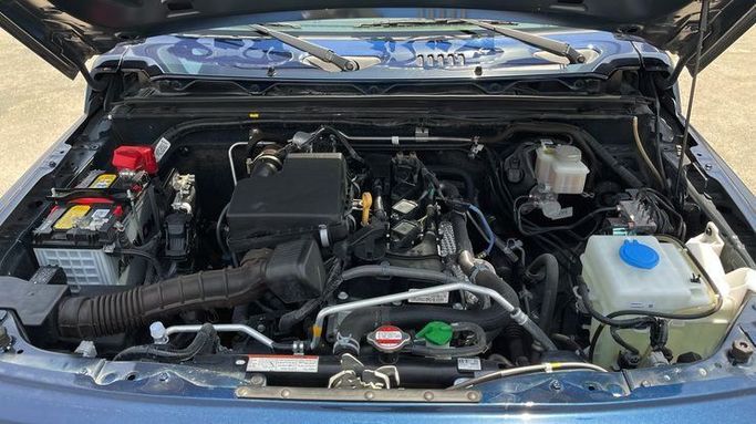 Used Suzuki Jimny IV, 1.5 l, 2024 in Dubai by Cariva Used Cars , Blue color. GCC Specs | AUTO.AE