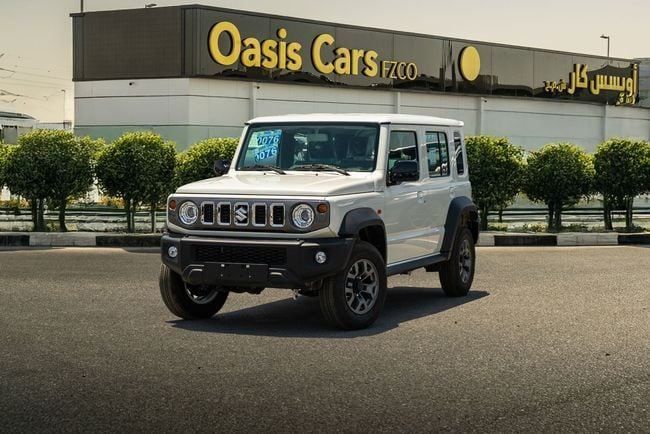 جديدة Suzuki Jimny رابعاً, 1.5 l, 2026 في في دبي من OASIS CARS، اللون أبيض. مواصفات الخليج | AUTO.AE | إعلان #259307