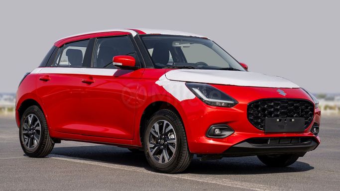 New Suzuki Swift VI, 1.2 l, 2025 in Dubai by Milele, Red color. Other | AUTO.AE