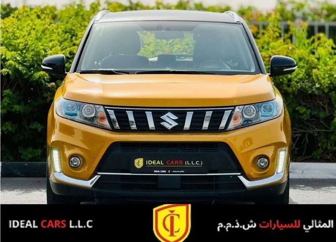 Подержанный Suzuki Vitara II Рестайлинг, 1.4 л, 2021 в Дубае от Ideal Cars LLC Желтый цвет. GCC | AUTO.AE