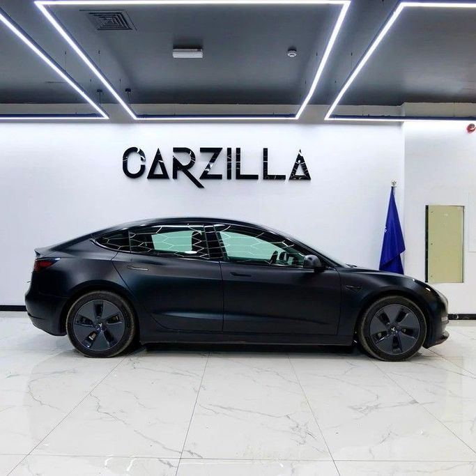 Used Tesla Model 3 Long Range I, 2021 in Dubai by Carzilla Motors, Black color. GCC Specs | AUTO.AE