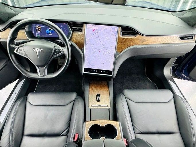 Used Tesla Model S 100D I Facelift, 2019 in Dubai by Zeus Motors, Blue color. GCC Specs | AUTO.AE