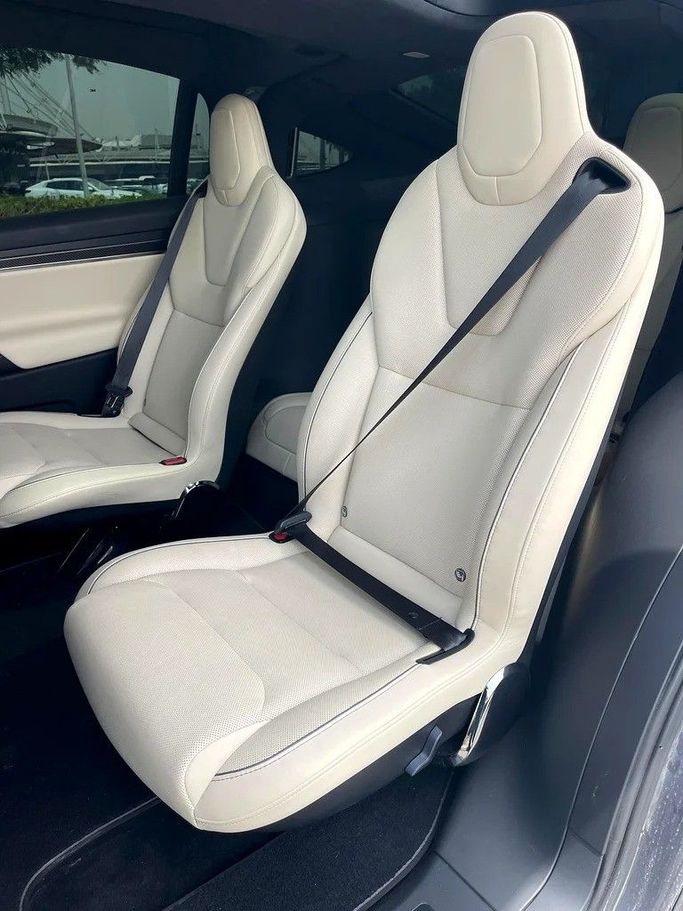 Used Tesla Model X Plaid I Facelift, 2023 in Dubai by 66 Motors, Grey color. GCC Specs | AUTO.AE