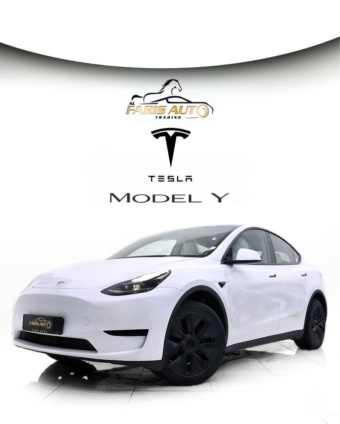 جديدة Tesla Model Y Standart I, 2024 في في دبي من Al Faris Motors، اللون أبيض. المواصفات الكورية | AUTO.AE