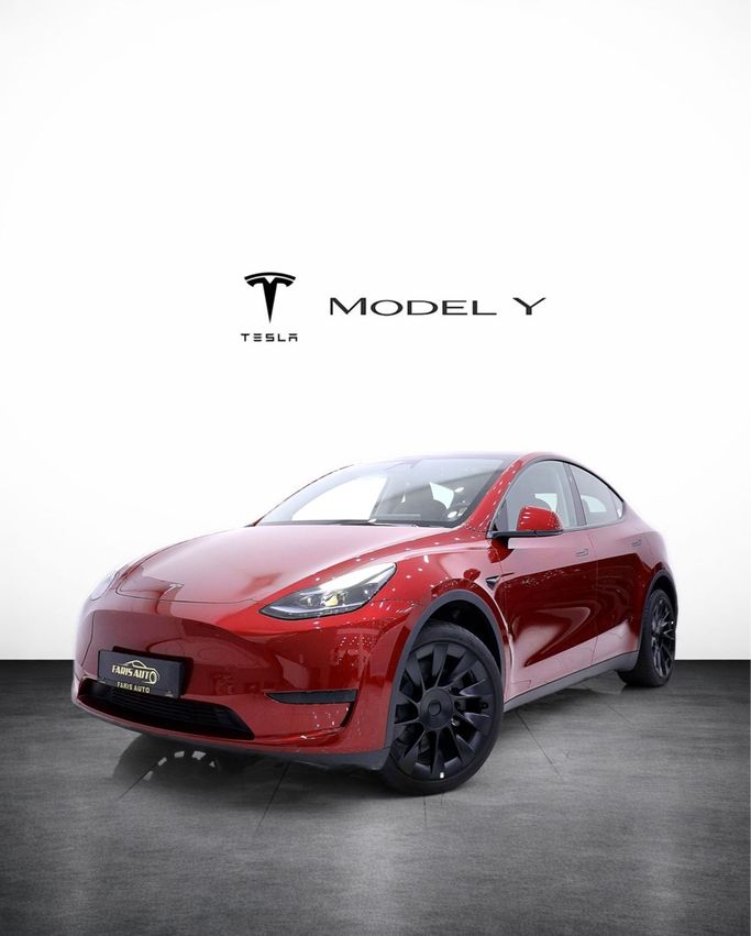 جديدة Tesla Model Y Standart I, 2024 في في دبي من Al Faris Motors، اللون أحمر. المواصفات الكورية | AUTO.AE | إعلان #255594