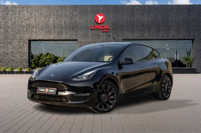 Used ⁦Tesla Model Y Performance I, 2023⁩ in UAE, Dubai by Linda Cars, Black color. GCC Specs | AUTO.AE | Listing #289556