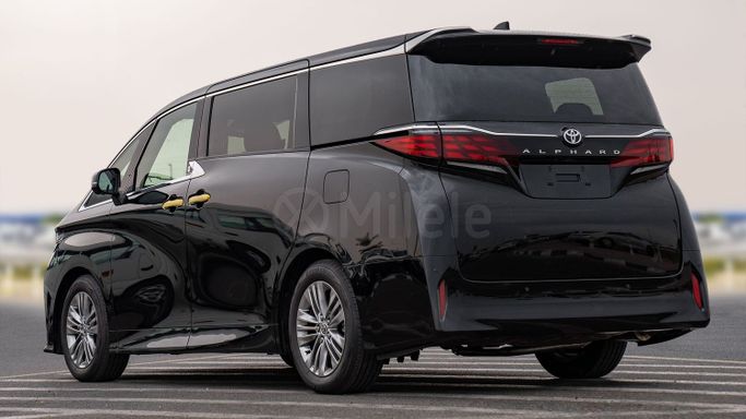 New Toyota Alphard IV, 2.5 l, 2024 in Dubai by Milele, Black color. Other | AUTO.AE
