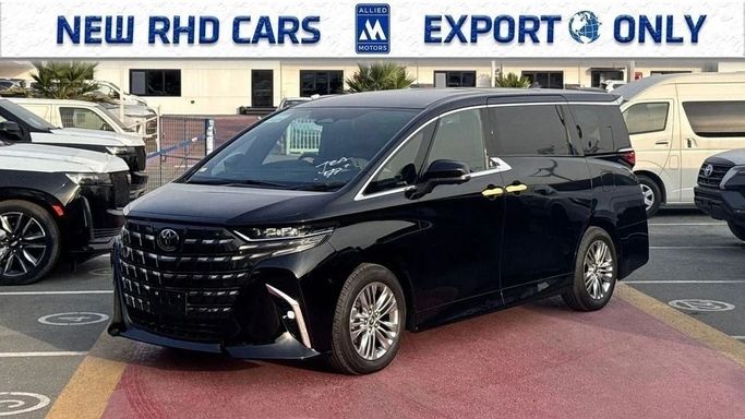 Новый Toyota Alphard IV, 2.5 л, 2024 в Дубае от Allied Motors Черный цвет. Японская | AUTO.AE