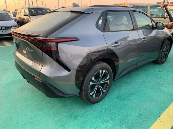 New Toyota bZ4X I, 2023 in Dubai by Mohamed Hakim Motors, Silver color. Other | AUTO.AE