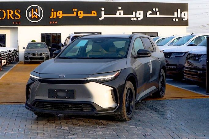 New Toyota bZ4X I, 2024 in Dubai by White Waves Motors Fze, Grey color. Chinese Specs | AUTO.AE | Listing #261777