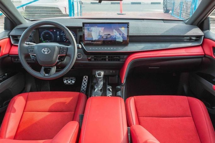 New Toyota Camry IX (XV80) China Market, 2.0 l, 2024 in Dubai by Albakheet Motors, Red color. Chinese Specs | AUTO.AE
