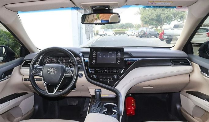 Used Toyota Camry VIII (XV70) Facelift, 3.5 l, 2022 in Dubai by Segrex Auto, Grey color. GCC Specs | AUTO.AE