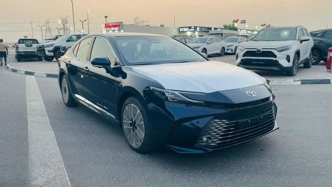 New Toyota Camry IX (XV80), 2.5 l, 2025 in Dubai by Atlantis Motors FZE, Navy Blue color. GCC Specs | AUTO.AE