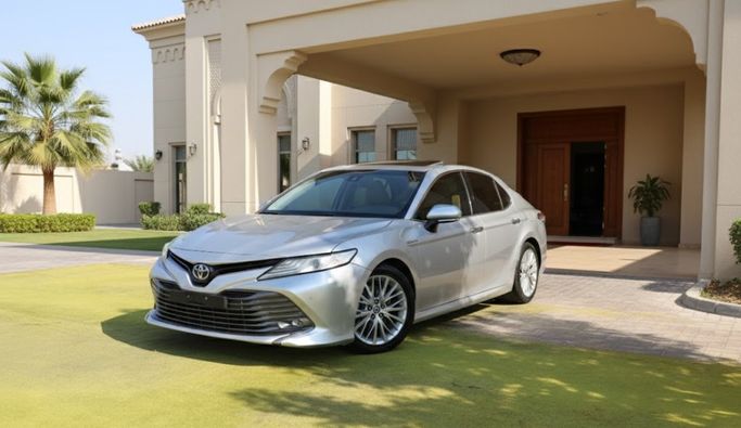 مستعملة Toyota Camry عملية فيس ليفت VIII (XV70), 3.5 l, 2020 في في دبي من MALIK MOTORS، اللون فضي. أخرى | AUTO.AE