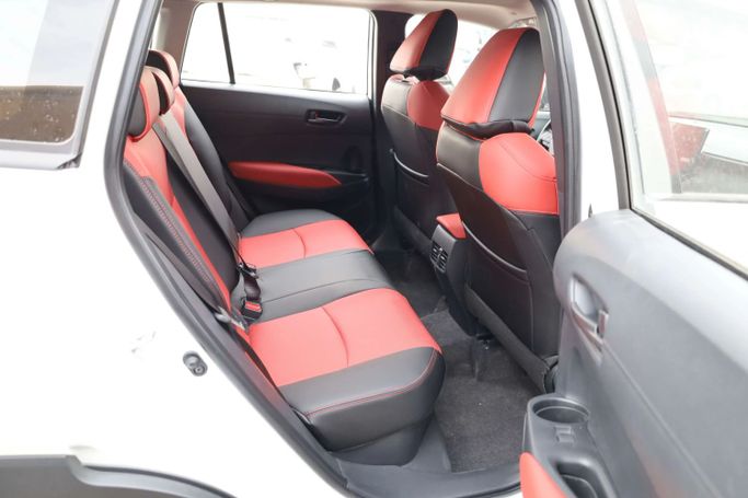 New Toyota Corolla Cross I, 2.0 l, 2024 in Dubai by JES Motors, White color.  | AUTO.AE