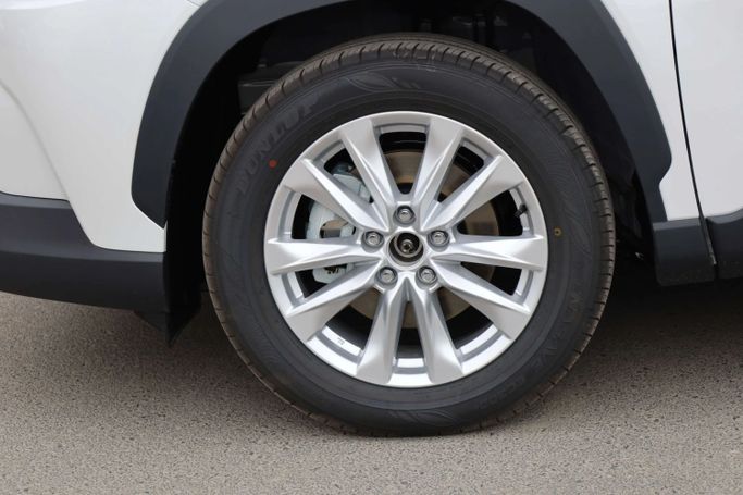 New Toyota Corolla Cross I, 2.0 l, 2024 in Dubai by JES Motors, White color.  | AUTO.AE