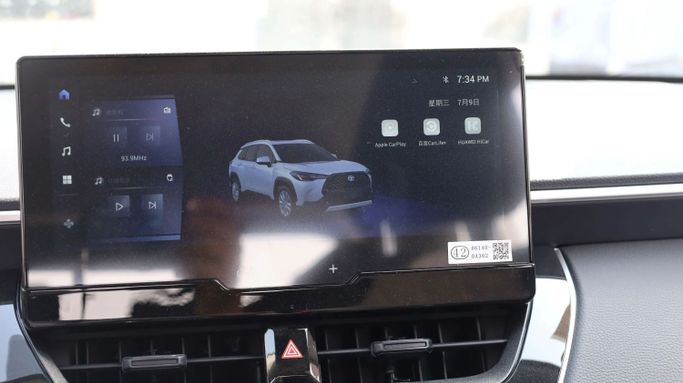 New Toyota Corolla Cross I, 2.0 l, 2020 in Dubai by JES Motors, White color.  | AUTO.AE