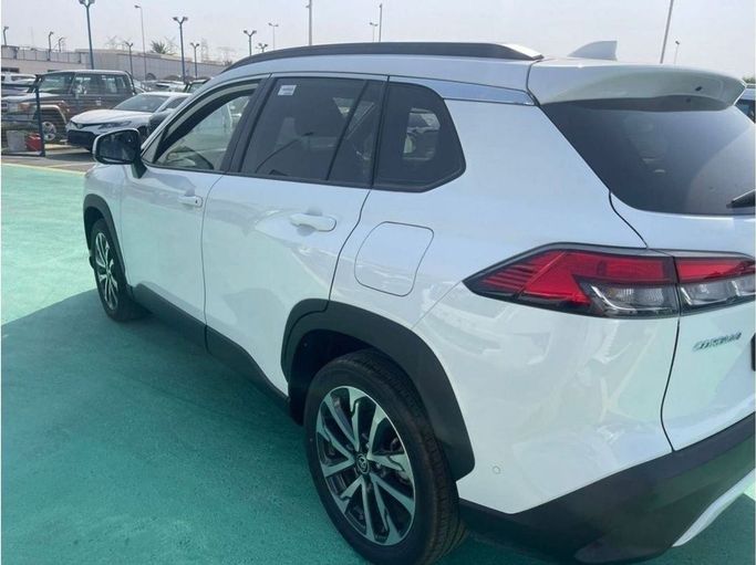 New Toyota Corolla Cross I, 2.0 l, 2023 in Dubai by Mohamed Hakim Motors, White color. Other | AUTO.AE