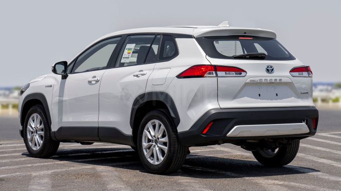 New Toyota Corolla Cross I, 1.8 l, 2024 in Dubai by Milele, White color. Other | AUTO.AE