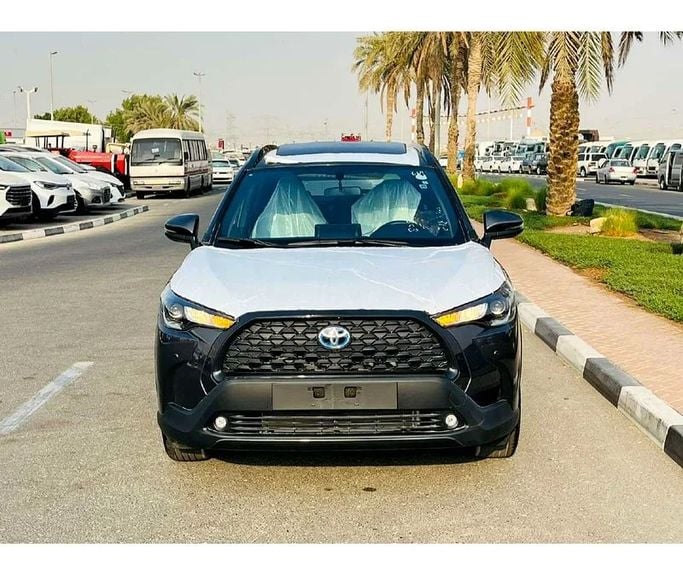 New Toyota Corolla Cross I, 1.8 l, 2024 in Dubai by We Can Motors, Black color. GCC Specs | AUTO.AE