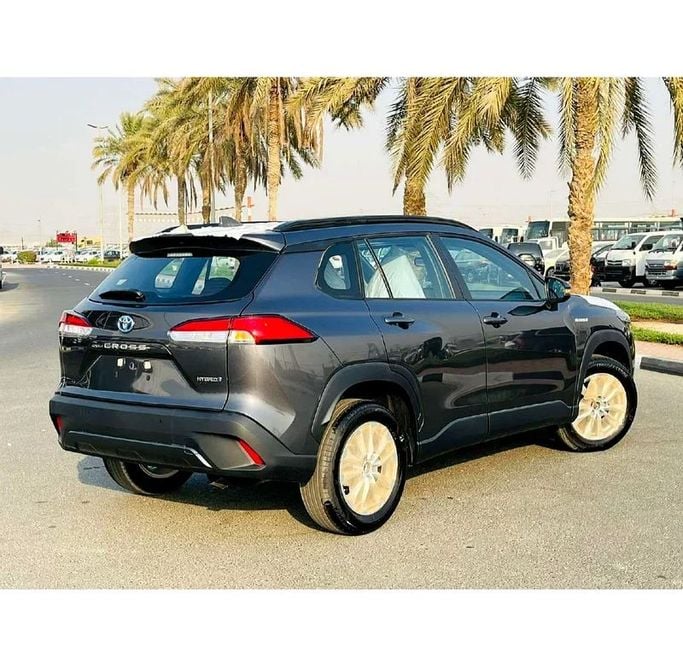 New Toyota Corolla Cross I, 1.8 l, 2024 in Dubai by We Can Motors, Black color. GCC Specs | AUTO.AE