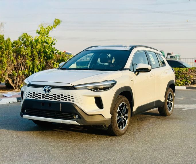 New Toyota Corolla Cross I Facelift, 1.8 l, 2025 in Dubai by Verified Hub Used Automobile Trading LLC, White color. GCC Specs | AUTO.AE | Listing #264152