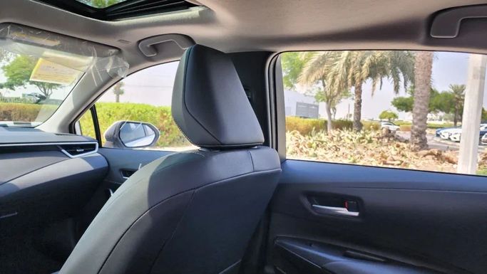 New Toyota Corolla Sporty XII (E210), 1.8 l, 2024 in Dubai by Alwan Global Cars, White color. Other | AUTO.AE