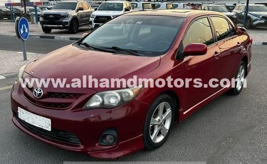 Used Toyota Corolla X (E140, E150) Facelift, 1.8 l, 2012 in Dubai by Alhamd Motors, Red color. Other | AUTO.AE