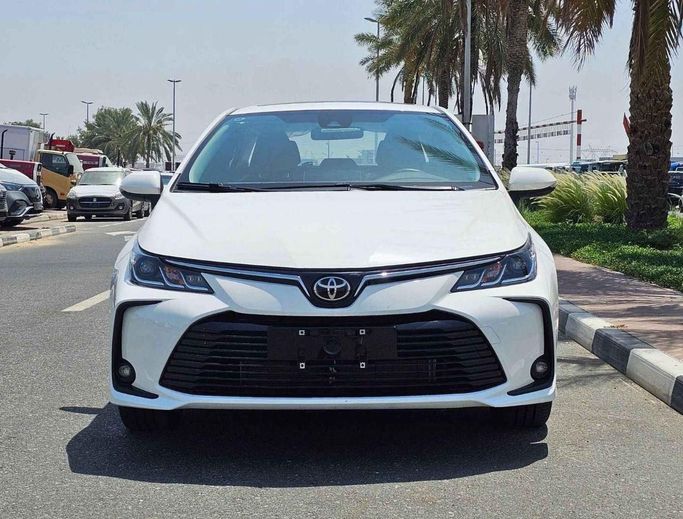 New Toyota Corolla XII (E210), 1.2 l, 2023 in Dubai by SK Motors, White color. Chinese Specs | AUTO.AE