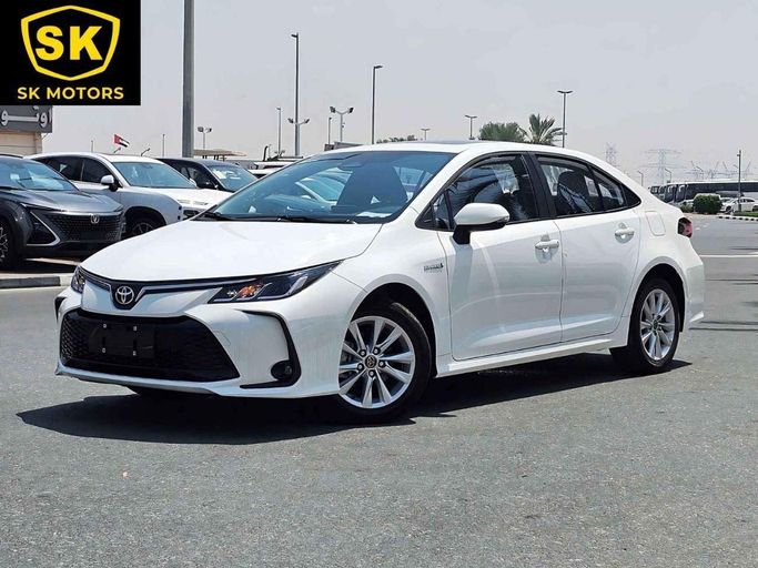 New Toyota Corolla XII (E210), 1.8 l, 2025 in Dubai by SK Motors, White color. Chinese Specs | AUTO.AE