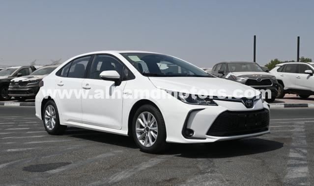 New Toyota Corolla XII (E210), 1.8 l, 2024 in Dubai by Alhamd Motors, White color. Other | AUTO.AE