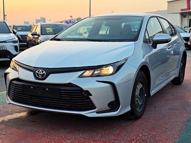 New Toyota Corolla XII (E210), 1.6 l, 2025 in Dubai by Soltan Auto, Silver color. GCC Specs | AUTO.AE