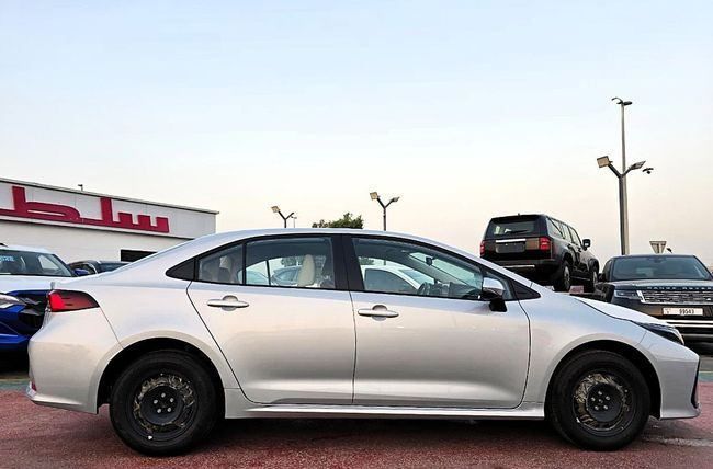 New Toyota Corolla XII (E210), 1.6 l, 2025 in Dubai by Soltan Auto, Silver color. GCC Specs | AUTO.AE