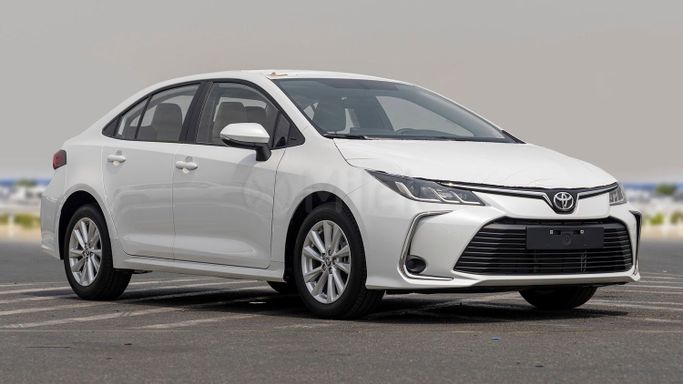New Toyota Corolla Sporty XII (E210) Facelift, 2.0 l, 2025 in Dubai by Milele, White color. Other | AUTO.AE