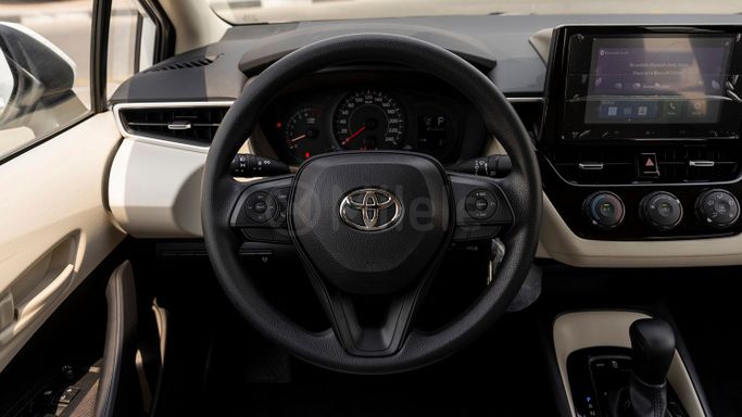 New Toyota Corolla Sporty XII (E210) Facelift, 2.0 l, 2025 in Dubai by Milele, White color. Other | AUTO.AE
