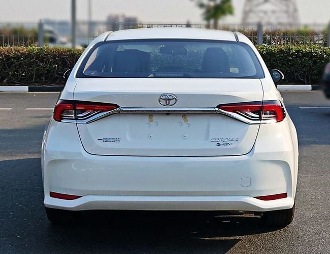 New Toyota Corolla XII (E210), 1.8 l, 2025 in Dubai by Gulf Motors, White color. Chinese Specs | AUTO.AE