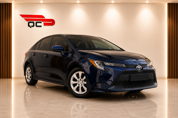 Подержанный Toyota Corolla XII (E210) Рестайлинг, 1.5 л, 2022 в Дубае Тёмно-синий цвет. Американская | AUTO.AE | Объявление #271019