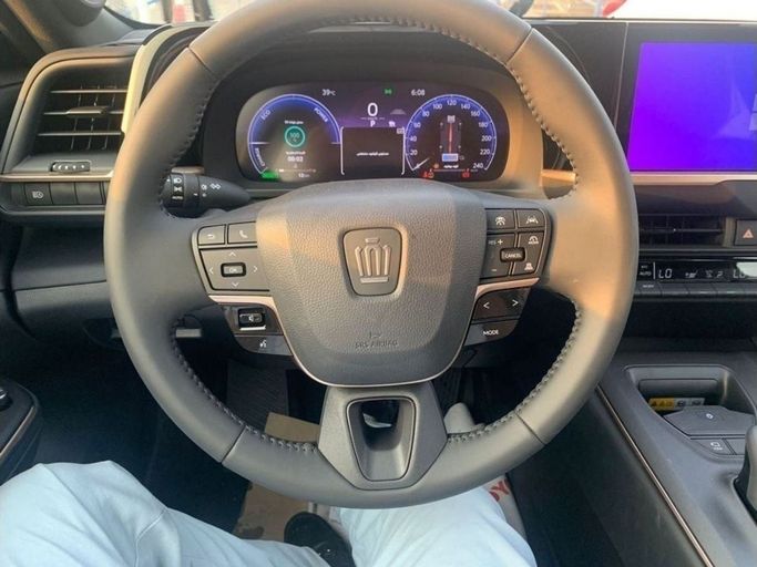 New Toyota Crown XVI (S230), 2.5 l, 2023 in Dubai by Mohamed Hakim Motors, White color. GCC Specs | AUTO.AE