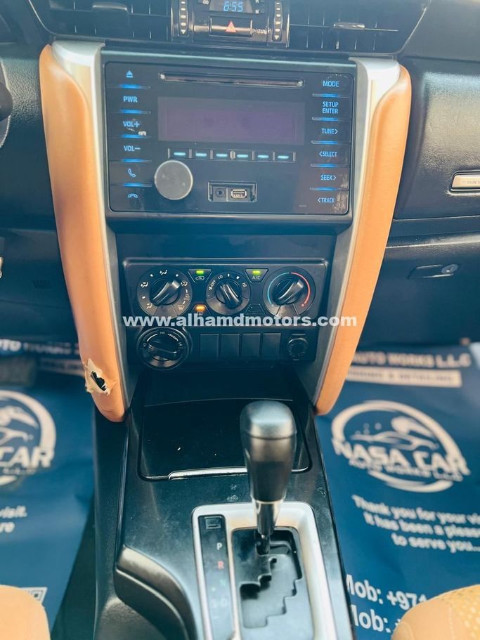 Used Toyota Fortuner II, 2.7 l, 2016 in Dubai by Alhamd Motors, Black color. GCC Specs | AUTO.AE